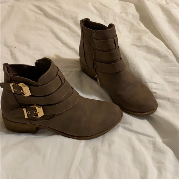 Tan Booties - Picture 1 of 2